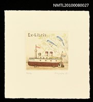 主要名稱：藏書票—Blue Bird（藍色的鳥）圖檔，第1張，共3張