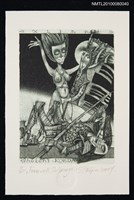 主要名稱：藏書票—Farewell Dulseneja（告別）圖檔，第2張，共3張