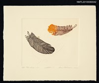 主要名稱：藏書票—Two Birds（兩隻鳥）圖檔，第2張，共3張