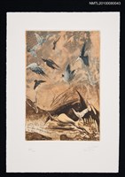 主要名稱：藏書票—A Bird's Dream（鳥的夢境）圖檔，第2張，共3張