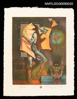 主要名稱：藏書票—被布遮蓋的人體圖檔，第1張，共2張