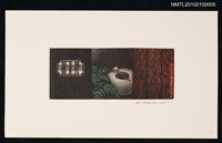 主要名稱：藏書票—つくばい・シダ fern（Tsukubae & Fern）圖檔，第2張，共2張