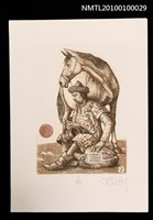 主要名稱：藏書票— Tamerlane Watching the Setting Sun圖檔，第1張，共2張