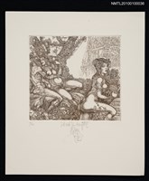 主要名稱：藏書票—Lot and His Daughters圖檔，第2張，共2張