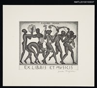 主要名稱：藏書票—Exlibris Musicis圖檔，第2張，共2張