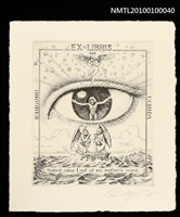 主要名稱：藏書票—ヨブ記（Book of Job）圖檔，第1張，共2張