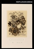 主要名稱：藏書票—Girl's Face in Flowers圖檔，第2張，共3張