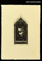 主要名稱：藏書票—男の顏（Man's Face in the Window）圖檔，第2張，共3張