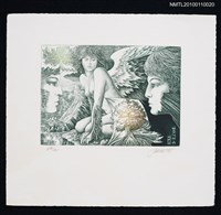 主要名稱：藏書票—ギリシア悲劇『オイディプス』（Greek Tragedy 