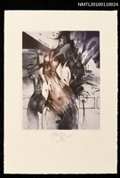 主要名稱：藏書票—昼と夜の間（Between Day and Night）圖檔，第2張，共3張