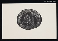 主要名稱：藏書票—読書するピエロ（The Reading Pierrot）圖檔，第1張，共3張