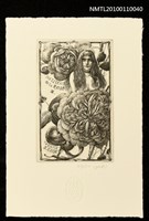 主要名稱：藏書票—薔薇連禱 Ⅲ（Les Litanies de la Rose III）圖檔，第1張，共3張