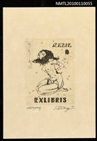 主要名稱：藏書票—狐面（Nude with Fox Mask）圖檔，第2張，共3張