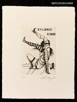 主要名稱：藏書票—お多福面（Nude with Otafuku Mask）圖檔，第2張，共3張