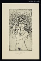 主要名稱：藏書票—メデューサ（Medusa）圖檔，第1張，共3張