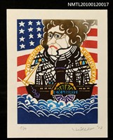 主要名稱：藏書票—マシュー・C・ペリー提督（1794-1858）圖檔，第1張，共4張