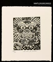 主要名稱：藏書票—獅子銜劍（Lion & Sword）圖檔，第2張，共3張