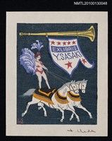 主要名稱：藏書票—サーカス（Circus Riding）圖檔，第2張，共3張