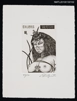 主要名稱：藏書票—蘭シリーズ・5 ベリーダンサー（Orchid SE,5）圖檔，第2張，共3張