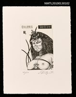 主要名稱：藏書票—蘭シリーズ・5 ベリーダンサー（Orchid SE,5）圖檔，第1張，共3張