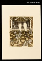 主要名稱：藏書票—小人国（ガリヴァーの前を行進）圖檔，第2張，共4張