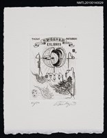 主要名稱：藏書票—ラピュタ（飛ぶ島の錬金術師）圖檔，第2張，共4張