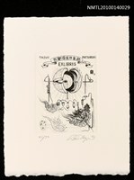 主要名稱：藏書票—ラピュタ（飛ぶ島の錬金術師）圖檔，第1張，共4張