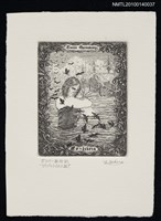 主要名稱：藏書票—小人国（軍船を捕縛する）圖檔，第2張，共4張