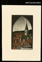 主要名稱：藏書票—ローテンブルグの教会圖檔，第1張，共2張