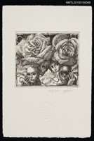 主要名稱：藏書票—薔薇連祷 Ⅳ圖檔，第2張，共2張