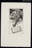 主要名稱：藏書票—夜の調べ圖檔，第2張，共2張