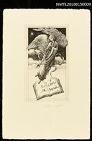 主要名稱：藏書票—夜の調べ圖檔，第1張，共2張