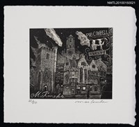 主要名稱：藏書票—オックスフォードのパブ圖檔，第2張，共2張