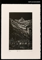 主要名稱：藏書票—槍ケ岳圖檔，第1張，共1張