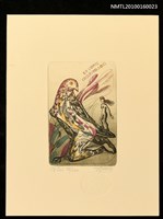 主要名稱：藏書票—女子鳥圖檔，第1張，共1張