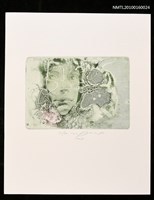 主要名稱：藏書票—女人的臉圖檔，第1張，共1張