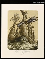 主要名稱：藏書票—The Time（時間）圖檔，第1張，共1張