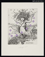 主要名稱：藏書票—花之少女圖檔，第3張，共3張