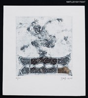 主要名稱：藏書票—舞蹈（Dance）圖檔，第1張，共1張