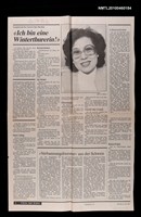 主要標題：Ich bin eine Winterthurerin!/報紙名稱：瑞士祖國報（Vaterland Nr 19）圖檔，第1張，共1張