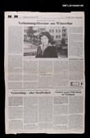主要標題：Autorenporträt (II) : Susie Chen Verbannungsliteratur aus Winterthur/報紙名稱：NZN圖檔，第1張，共1張