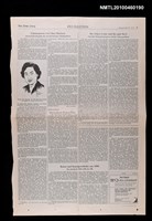 主要標題：Traumspuren von Chao Shu-hsia : Deutsche Erstausgabe der sino-helvetischen Schriftstellerin/報紙名稱：不詳圖檔，第1張，共1張