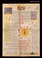主要標題：我與水果/報紙名稱：自立早報圖檔，第1張，共2張