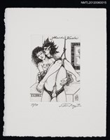 主要名稱：藏書票─Hanging（掛）圖檔，第1張，共1張