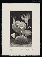 主要名稱：藏書票─Conversations of tide（對話潮）圖檔，第1張，共1張