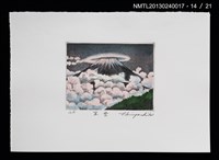 主要名稱：富士山．21 銅版画集圖檔，第15張，共27張