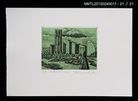 主要名稱：富士山．21 銅版画集圖檔，第22張，共27張