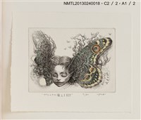主要名稱：プシュケの震える翅 林由紀子銅版蔵書票集 1997-2010圖檔，第12張，共13張