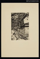 主要名稱：藏書票—林間街景圖檔，第1張，共1張