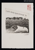 主要名稱：宮下登喜雄致江副章之介版畫明信片（1993-00-00）圖檔，第1張，共1張